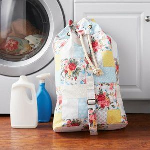 The Pioneer Woman Sweet Rose Patchwork Laundry Bag